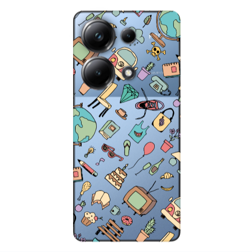 Xiaomi Poco M6 Pro 4G Mixed up Transparent Silicone TPU Θήκη