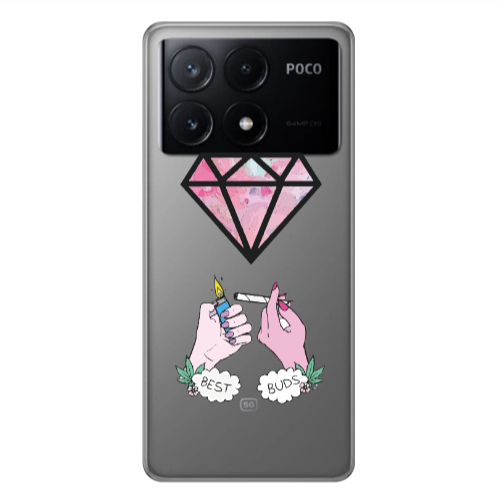 Xiaomi Poco X6Pro 5G Mixed up Transparent Silicone TPU Θήκη