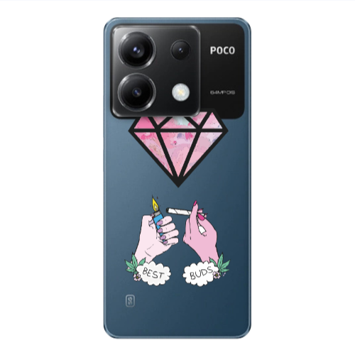 Xiaomi Poco X6 5G Mixed up Transparent Silicone TPU Θήκη