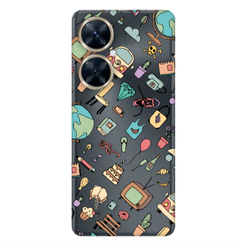 Huawei Nova 11i Mixed up Transparent Silicone TPU Θήκη