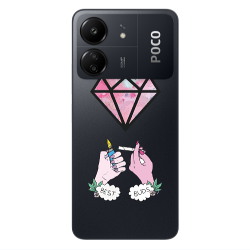 Xiaomi Poco C65 Mixed up Transparent Silicone TPU Θήκη