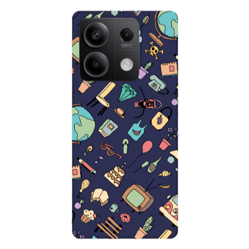 Xiaomi Redmi Note 13Pro 5G Mixed up Dark blue Colored Silicone TPU Θήκη