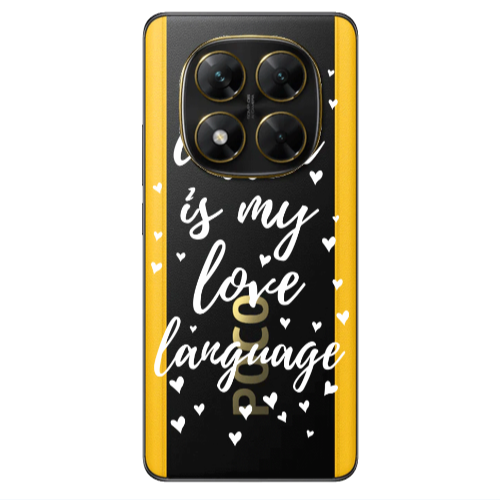 Xiaomi Poco X7 Coffe is my love language Transparent Silicone TPU Θήκη