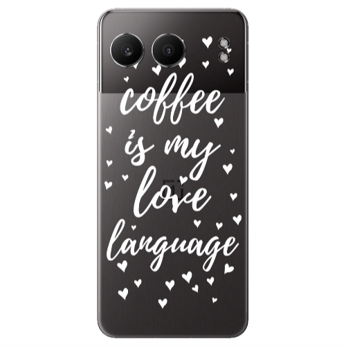 Oneplus Nord 4 Coffe is my love language Transparent Silicone TPU Θήκη
