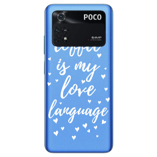 Xiaomi Poco M4 Pro 4G Coffe is my love language Transparent Silicone TPU Θήκη