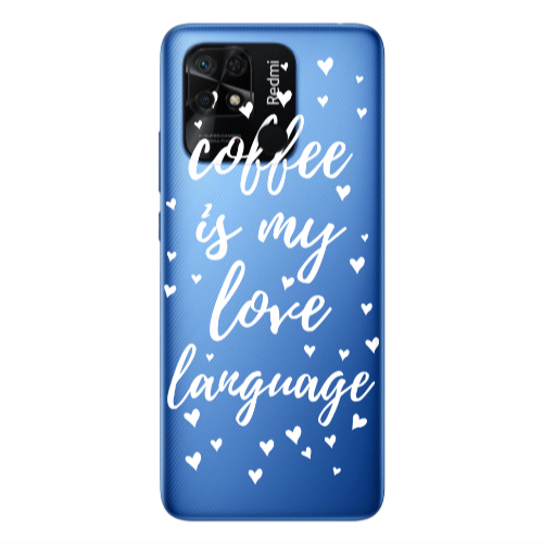Xiaomi Poco C40 Coffe is my love language Transparent Silicone TPU Θήκη