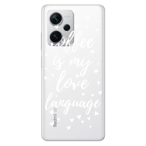 Xiaomi Redmi Note 12 5G Coffe is my love language Transparent Silicone TPU Θήκη