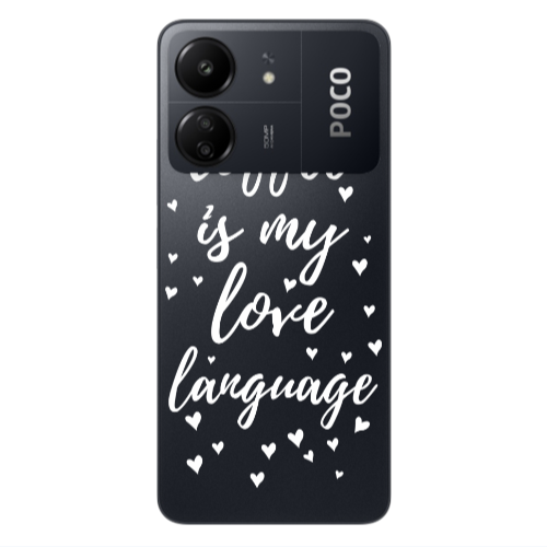 Xiaomi Poco C65 Coffe is my love language Transparent Silicone TPU Θήκη