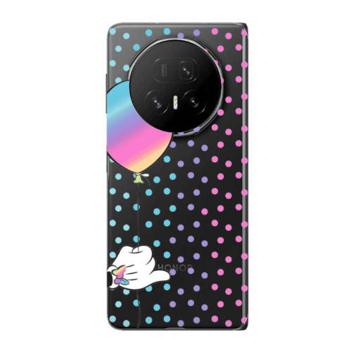 Honor Magic V5 Minnie's balloon Transparent Silicone TPU Θήκη