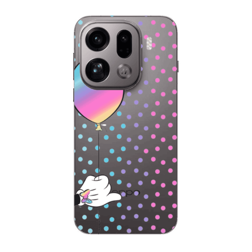 Oppo Find X9 Pro Minnie's balloon Transparent Silicone TPU Θήκη