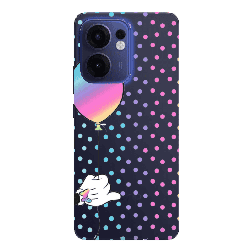 Oppo Reno13 FS Minnie's balloon Transparent Silicone TPU Θήκη