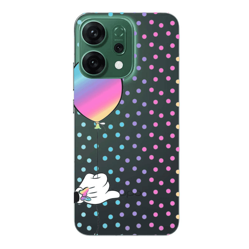 Oppo RENO 14 Minnie's balloon Transparent Silicone TPU Θήκη