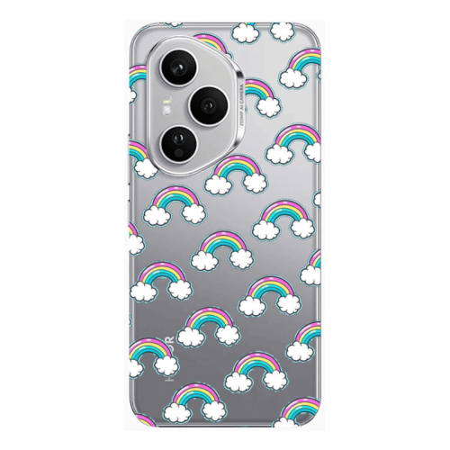 Honor Magic 400 Pro Cute rainbows Transparent Silicone TPU Θήκη