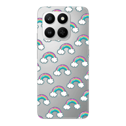 Honor Magic 400 Smart Cute rainbows Transparent Silicone TPU Θήκη