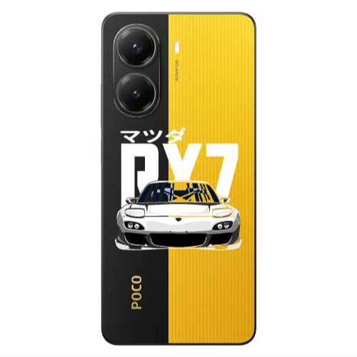 Xiaomi Poco X7 Pro Car Rx7 Transparent Silicone TPU Θήκη