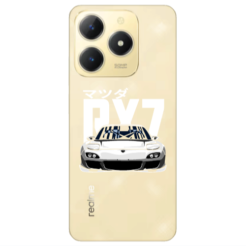 Realme C61 Car Rx7 Transparent Silicone TPU Θήκη