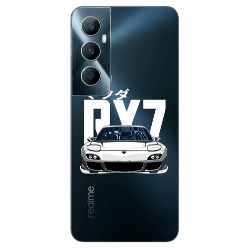 Realme C65 Car Rx7 Transparent Silicone TPU Θήκη