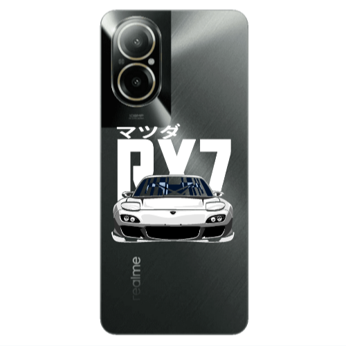 Realme C67 Car Rx7 Transparent Silicone TPU Θήκη