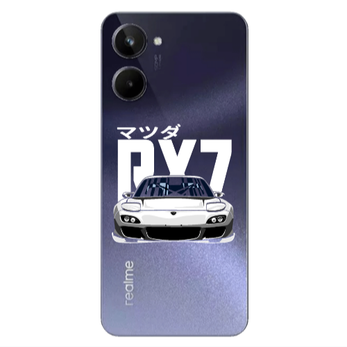 Realme 10 Car Rx7 Transparent Silicone TPU Θήκη