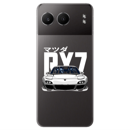 Oneplus Nord 4 Car Rx7 Transparent Silicone TPU Θήκη
