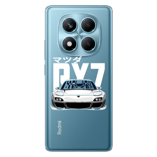 Xiaomi Redmi Note 14 Pro Car Rx7 Transparent Silicone TPU Θήκη