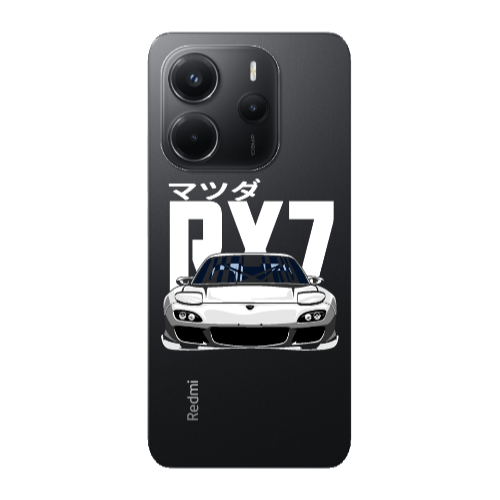 Xiaomi Redmi Note 14 Car Rx7 Transparent Silicone TPU Θήκη