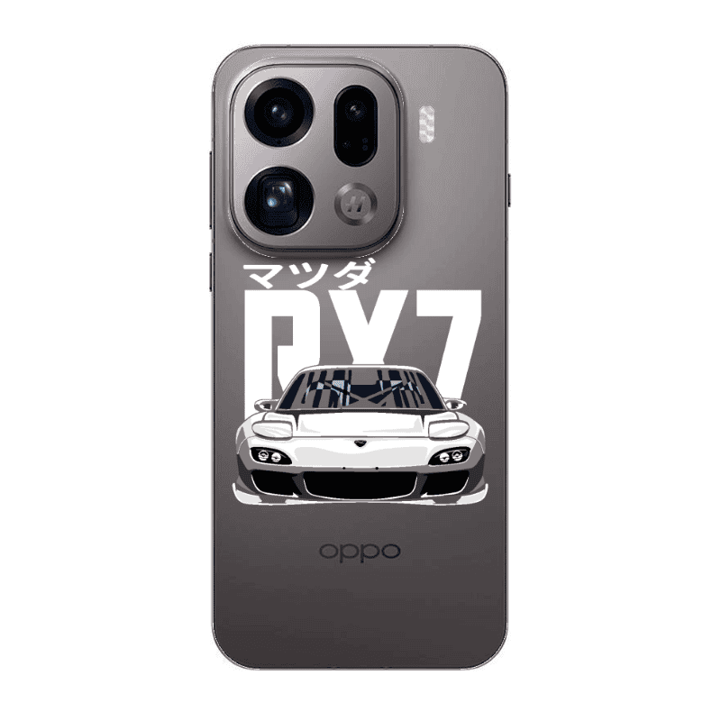 Oppo Find X9 Pro Car Rx7 Transparent Silicone TPU Θήκη