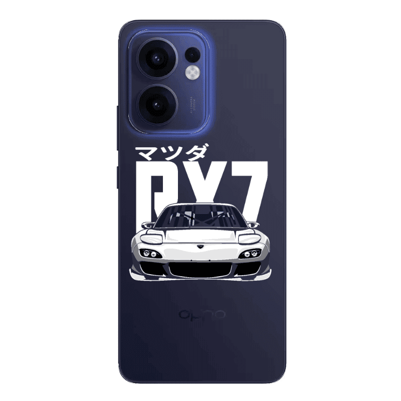 Oppo Reno13 FS Car Rx7 Transparent Silicone TPU Θήκη