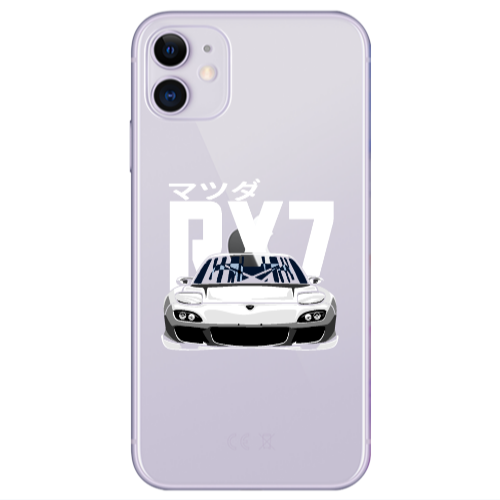 Apple iPhone 11  Car Rx7 Transparent Silicone TPU Θήκη