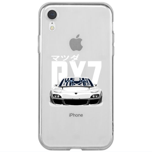 Apple iPhone Xr Car Rx7 Transparent Silicone TPU Θήκη