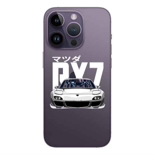 Apple iPhone 14 Pro  Car Rx7 Transparent Silicone TPU Θήκη