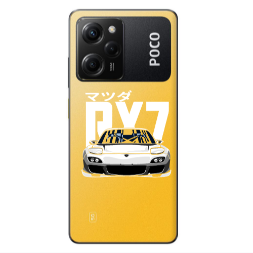 Xiaomi Poco X5 Pro Car Rx7 Transparent Silicone TPU Θήκη