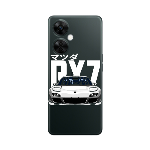 Oneplus Nord CE 3 Lite 5G Car Rx7 Transparent Silicone TPU Θήκη