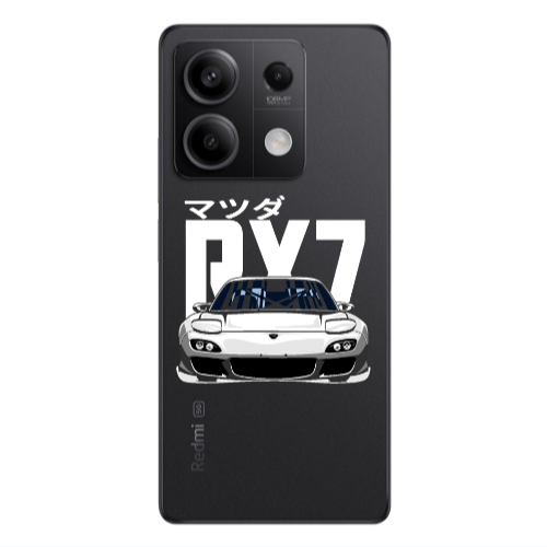 Xiaomi Redmi Note 13 5G Car Rx7 Transparent Silicone TPU Θήκη