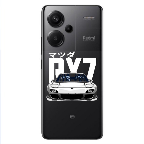 Xiaomi Redmi Note 13 Pro+ 5G  Car Rx7 Transparent Silicone TPU Θήκη