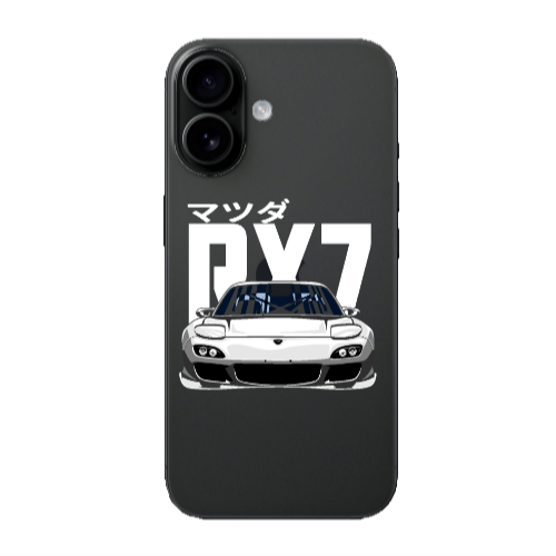 Apple Iphone 16 Car Rx7 Transparent Silicone TPU Θήκη