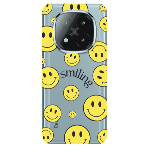 Xiaomi Redmi Note 14 Pro + 5g Keep Smiling Transparent Silicone TPU Θήκη