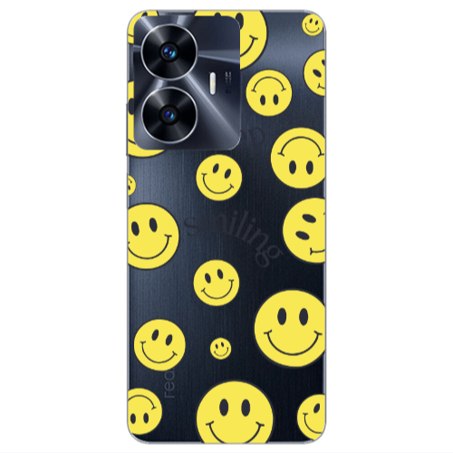 Realme Note 50 Keep Smiling Transparent Silicone TPU Θήκη