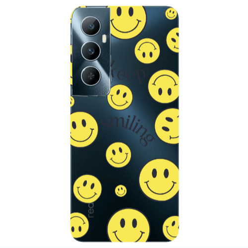 Realme C65 Keep Smiling Transparent Silicone TPU Θήκη