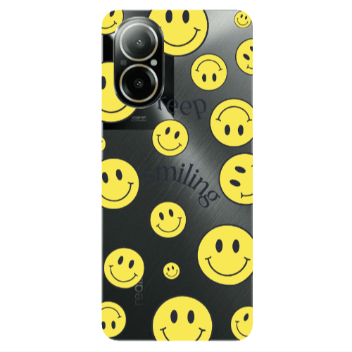 Realme C67 Keep Smiling Transparent Silicone TPU Θήκη