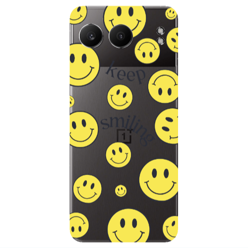 Oneplus Nord 4 Keep Smiling Transparent Silicone TPU Θήκη