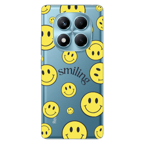 Xiaomi Redmi Note 14 Pro Keep Smiling Transparent Silicone TPU Θήκη