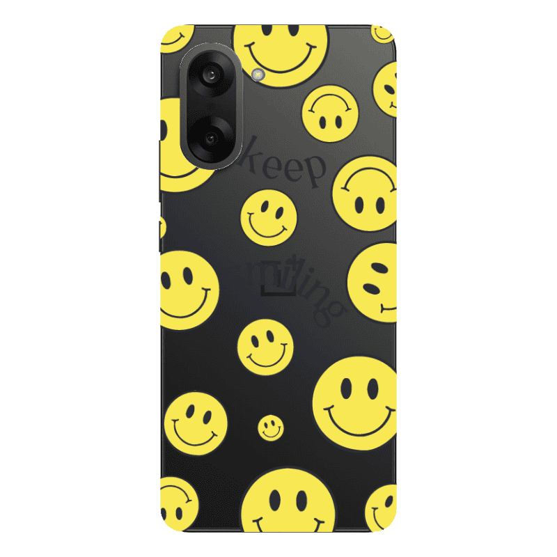 Oneplus Nord CE 5 Keep Smiling Transparent Silicone TPU Θήκη