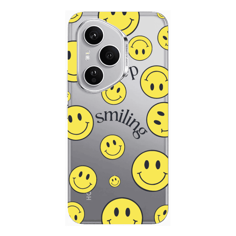 Honor Magic 400 Pro Keep Smiling Transparent Silicone TPU Θήκη