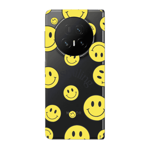 Honor Magic V5 Keep Smiling Transparent Silicone TPU Θήκη