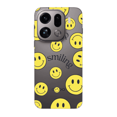 Oppo Find X9 Pro Keep Smiling Transparent Silicone TPU Θήκη