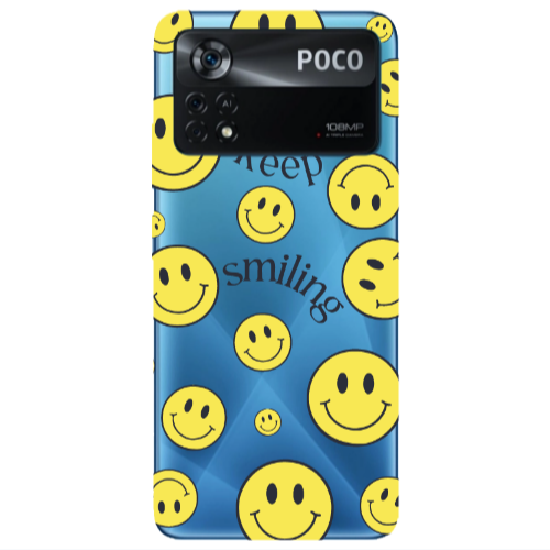 Xiaomi Poco X4 Pro Keep Smiling Transparent Silicone TPU Θήκη