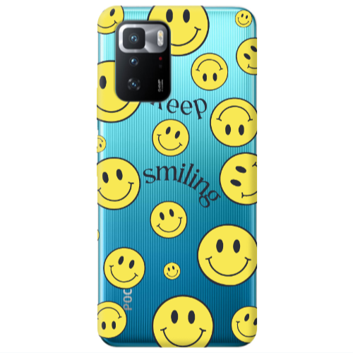 Xiaomi Poco X3 GT Keep Smiling Transparent Silicone TPU Θήκη