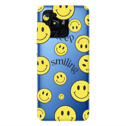 Xiaomi Poco C40 Keep Smiling Transparent Silicone TPU Θήκη
