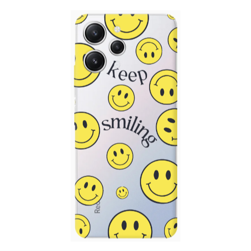 Xiaomi Redmi 12 Keep Smiling Transparent Silicone TPU Θήκη
